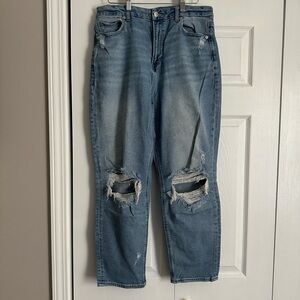 American Eagle Light Blue High-Rise Denim Jeans